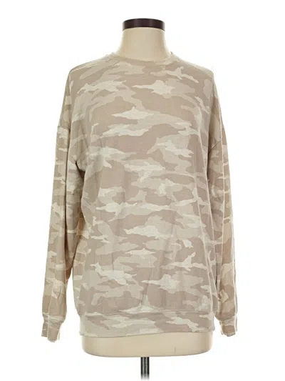 Pre-owned Athleta Pullover Sweater In Tan