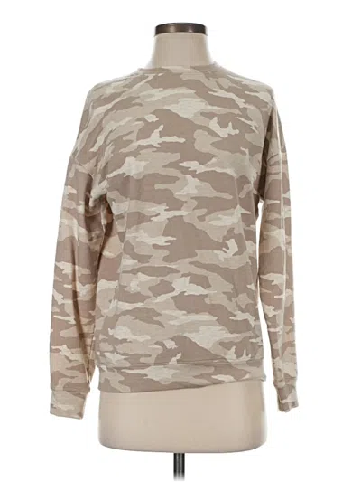 Pre-owned Athleta Pullover Sweater In Tan