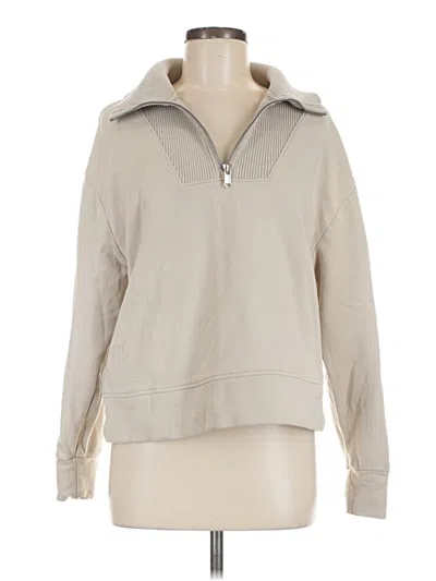 Pre-owned Athleta Pullover Sweater In Tan