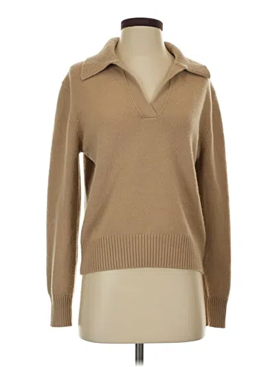 Pre-owned Athleta Pullover Sweater In Tan