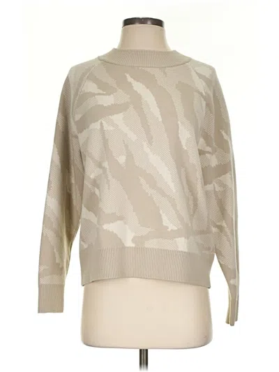 Pre-owned Athleta Pullover Sweater In Tan