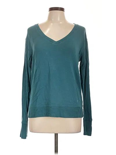 Pre-owned Athleta Pullover Sweater In Teal