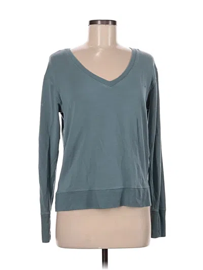 Pre-owned Athleta Pullover Sweater In Teal