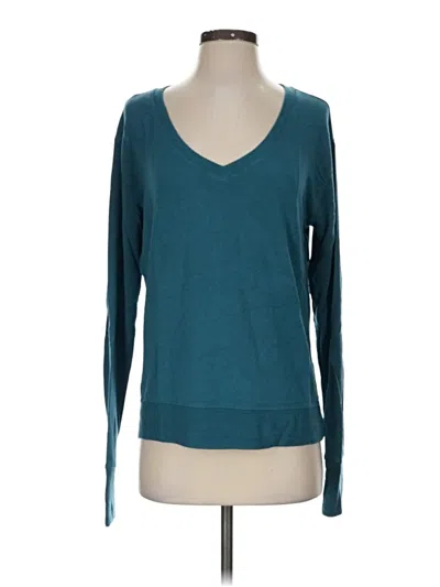 Pre-owned Athleta Pullover Sweater In Teal