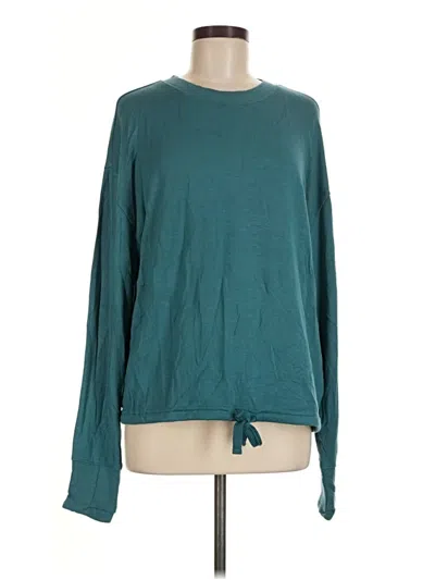 Pre-owned Athleta Pullover Sweater In Teal