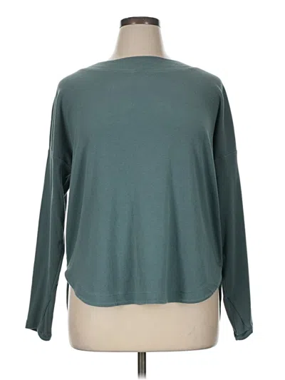 Pre-owned Athleta Pullover Sweater In Teal