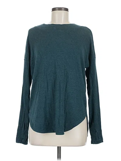 Pre-owned Athleta Pullover Sweater In Teal