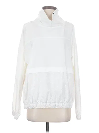 Pre-owned Athleta Pullover Sweater In White