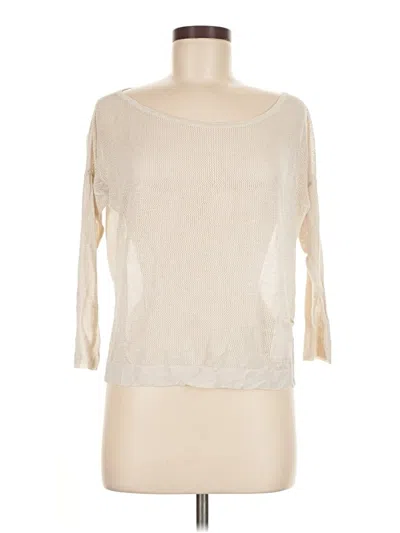 Pre-owned Athleta Pullover Sweater In White