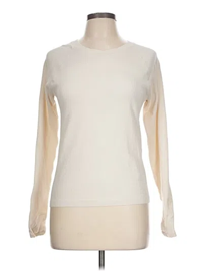 Pre-owned Athleta Pullover Sweater In White