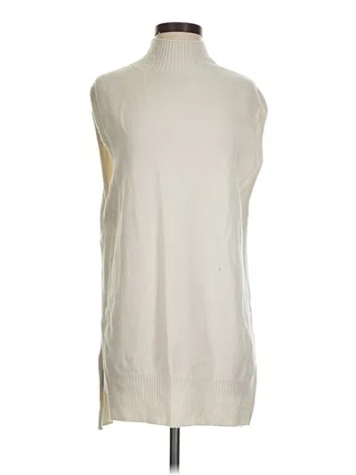 Pre-owned Athleta Pullover Sweater In White