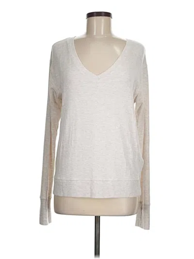 Pre-owned Athleta Pullover Sweater In White