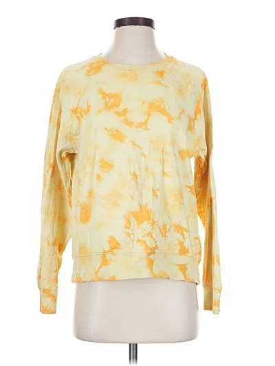 Pre-owned Athleta Pullover Sweater In Yellow