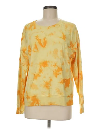 Pre-owned Athleta Pullover Sweater In Yellow