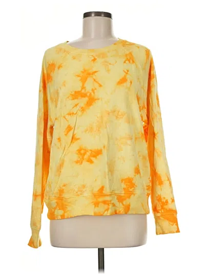 Pre-owned Athleta Pullover Sweater In Yellow