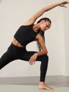 Athleta Purpose Crop Bra A-c In Black