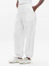Athleta Pursuit Mid Rise Zip Jogger In White