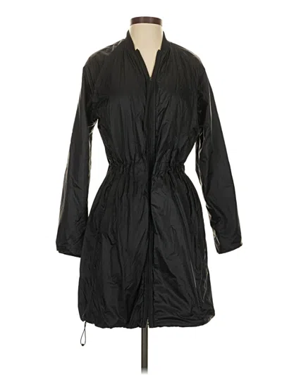 Pre-owned Athleta Raincoat In Black