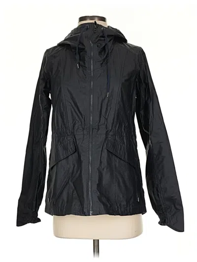 Pre-owned Athleta Raincoat In Black