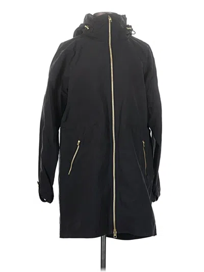 Pre-owned Athleta Raincoat In Black