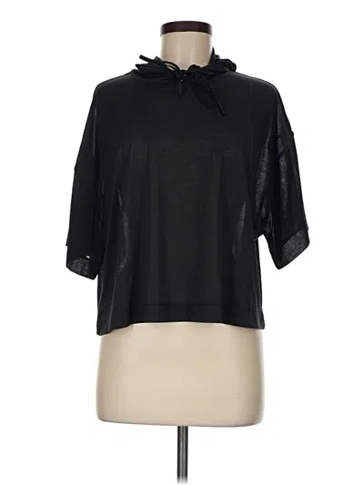 Pre-owned Athleta Raincoat In Black