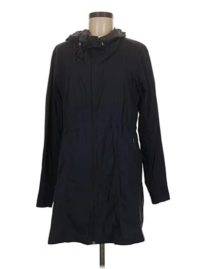 Pre-owned Athleta Raincoat In Black