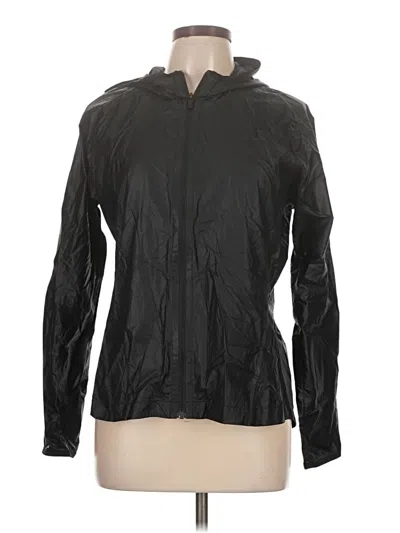 Pre-owned Athleta Raincoat In Black