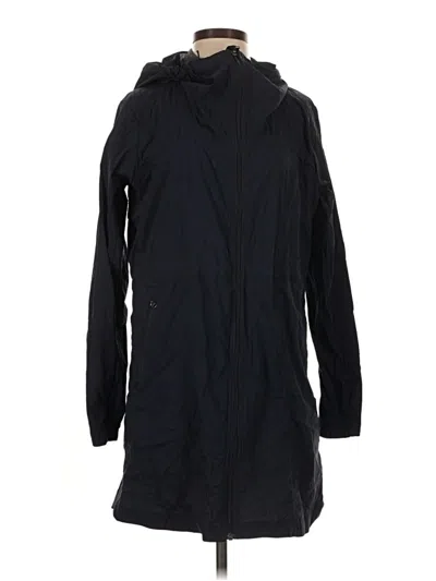 Pre-owned Athleta Raincoat In Black