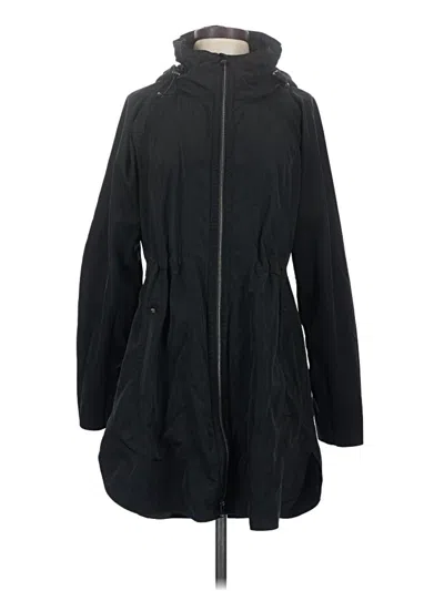 Pre-owned Athleta Raincoat In Black
