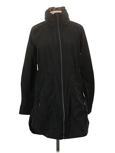 Pre-owned Athleta Raincoat In Black