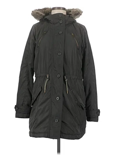 Pre-owned Athleta Raincoat In Black