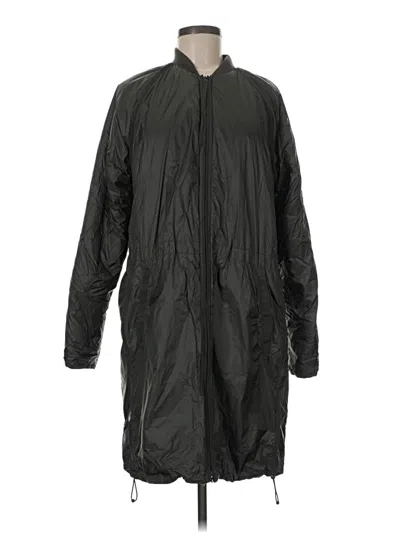 Pre-owned Athleta Raincoat In Black