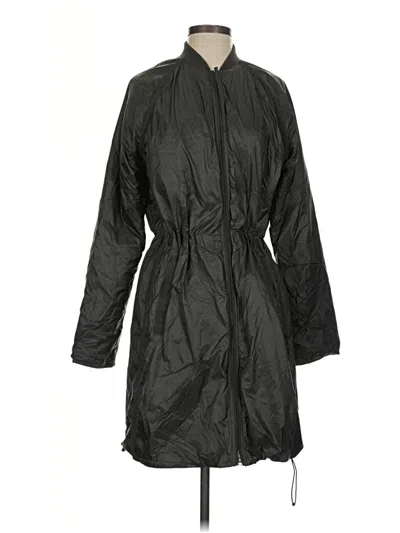 Pre-owned Athleta Raincoat In Black