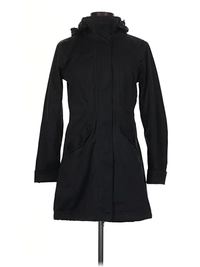 Pre-owned Athleta Raincoat In Black
