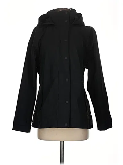 Pre-owned Athleta Raincoat In Black