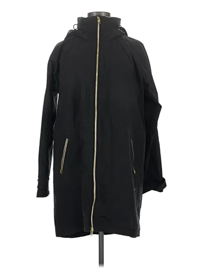 Pre-owned Athleta Raincoat In Black