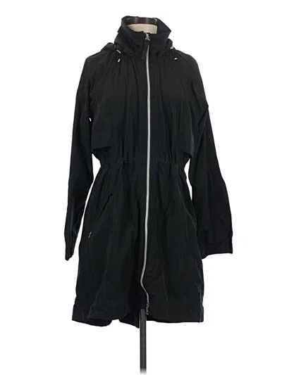Pre-owned Athleta Raincoat In Black