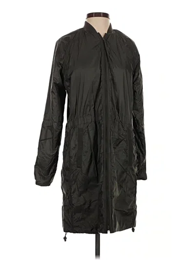 Pre-owned Athleta Raincoat In Black