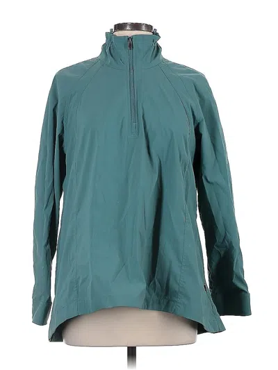 Pre-owned Athleta Raincoat In Blue