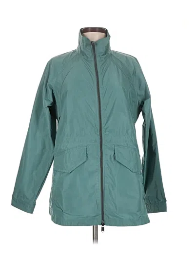 Pre-owned Athleta Raincoat In Blue