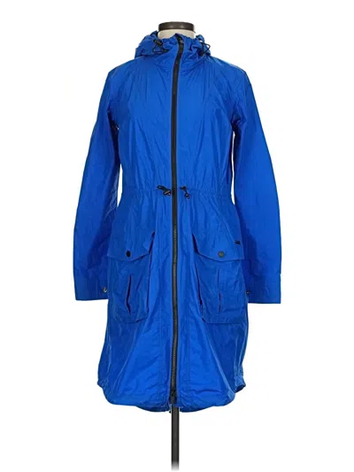 Pre-owned Athleta Raincoat In Blue