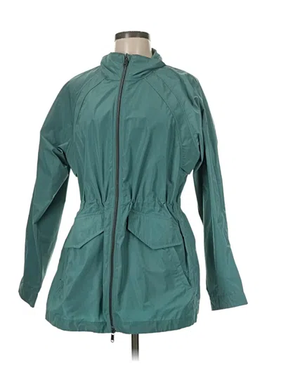 Pre-owned Athleta Raincoat In Blue