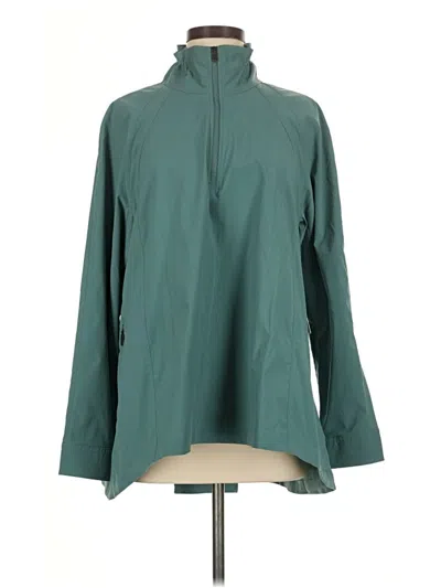Pre-owned Athleta Raincoat In Blue
