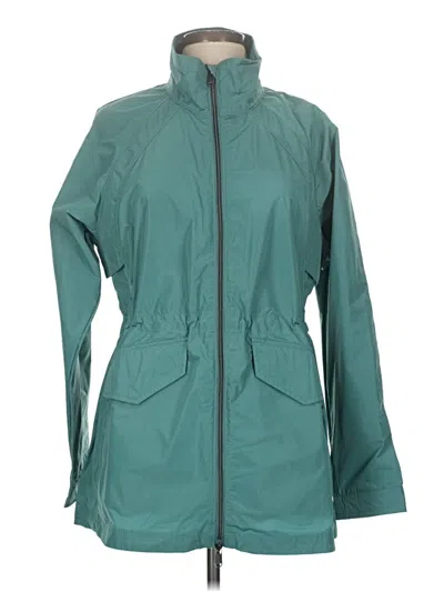 Pre-owned Athleta Raincoat In Blue