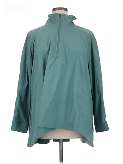Pre-owned Athleta Raincoat In Blue