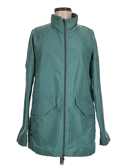 Pre-owned Athleta Raincoat In Blue