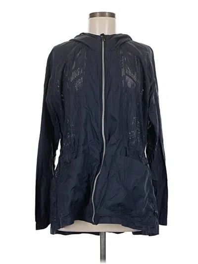 Pre-owned Athleta Raincoat In Blue