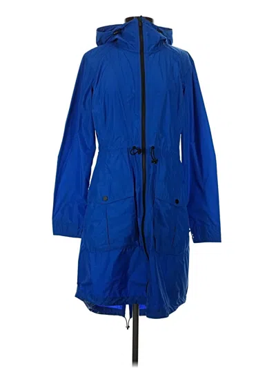 Pre-owned Athleta Raincoat In Blue
