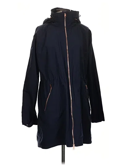 Pre-owned Athleta Raincoat In Blue
