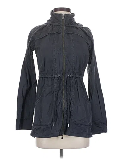 Pre-owned Athleta Raincoat In Blue